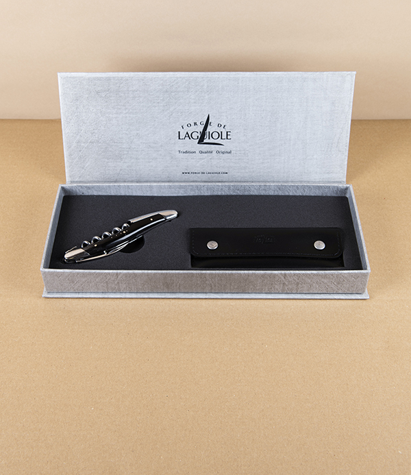 Forge de Laguiole Sommelier’s Knife & Wine Key, Horn Handle