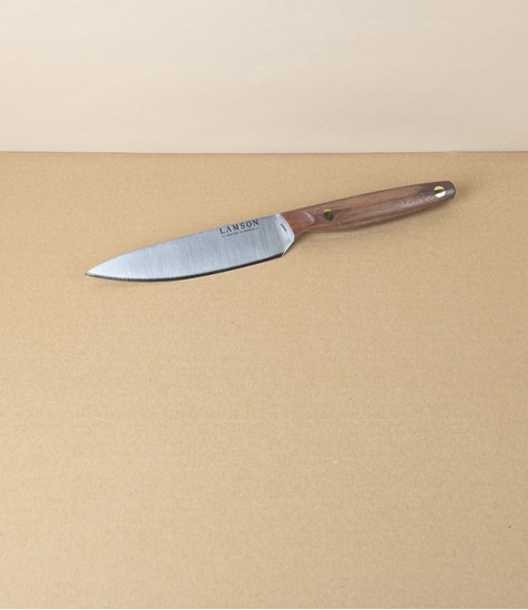 Lamson Stainless Steel Utility Knife with Walnut Handle, 6”
