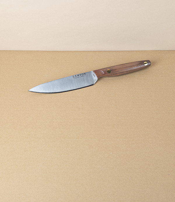 Lamson Stainless Steel Utility Knife with Walnut Handle, 6”