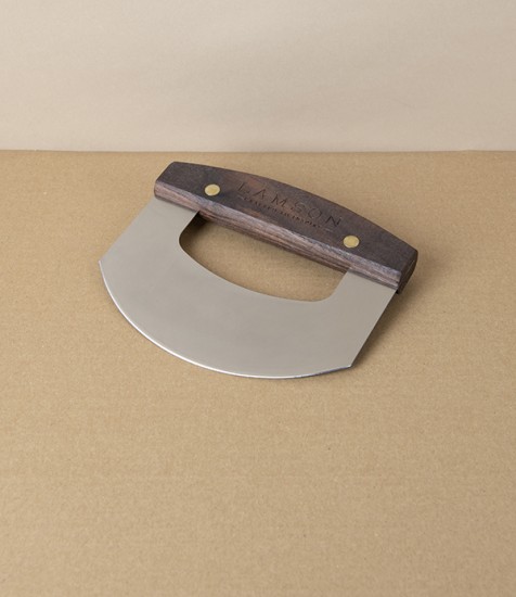 Lamson Stainless Steel Bowl Chopper with Walnut Handle