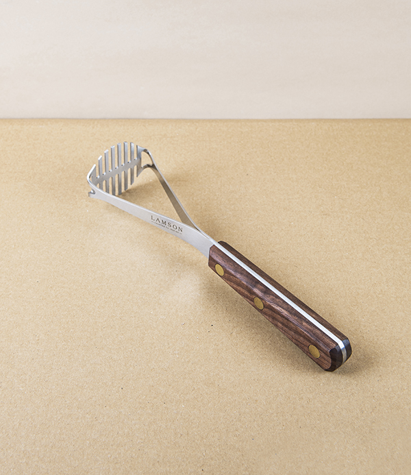 Lamson Mini Masher with Walnut Handle