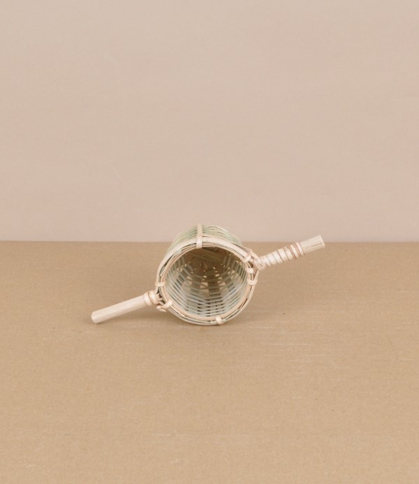 Two handled Laotian tea strainer