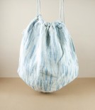 Finnish Washed Linen Drawstring or Gym Bag, Bulrush