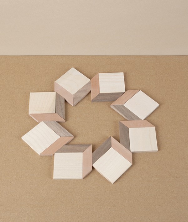 3D Laying Game with Three Woods