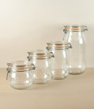 Le Parfait Traditional Clip-Top Preserve Jar, 2l
