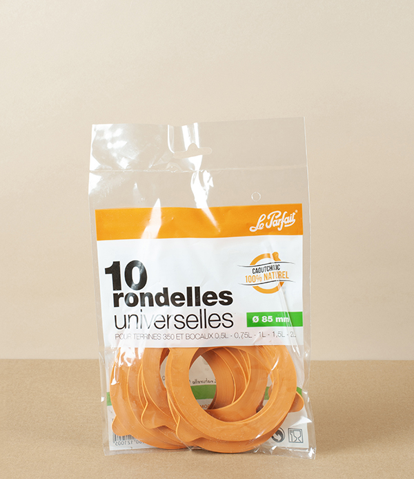 Le Parfait Terrine Jar Spare Rings 85mm (Pack of 10)