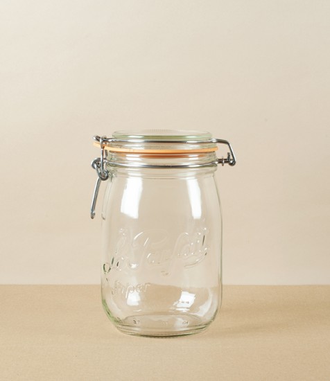 Le Parfait Traditional Clip-Top Preserve Jar, 1.0l