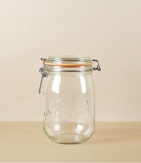 Le Parfait Traditional Clip-Top Preserve Jar, 1.0l