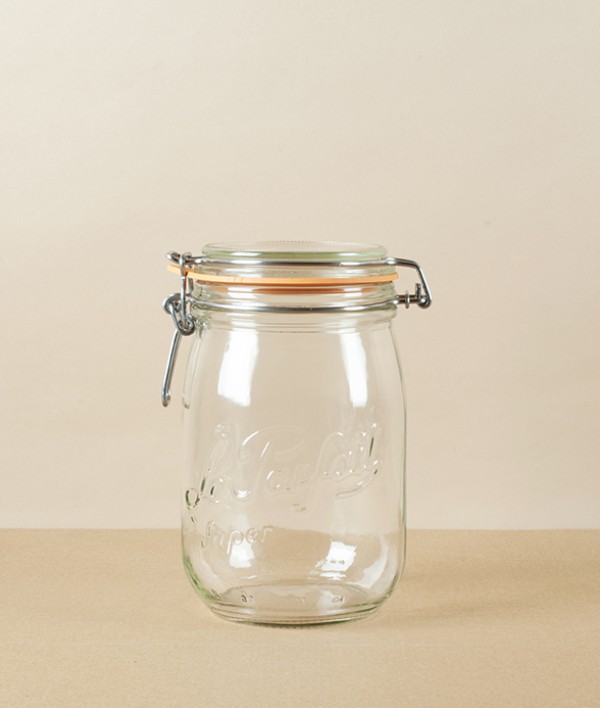 Le Parfait Traditional Clip-Top Preserve Jar, 1.0l