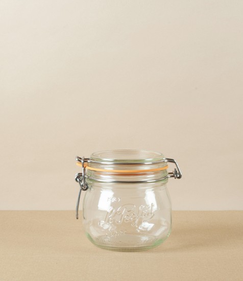 Le Parfait Traditional Clip-Top Preserve Jar, 0.5l