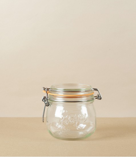 Le Parfait Traditional Clip-Top Preserve Jar, 0.5l