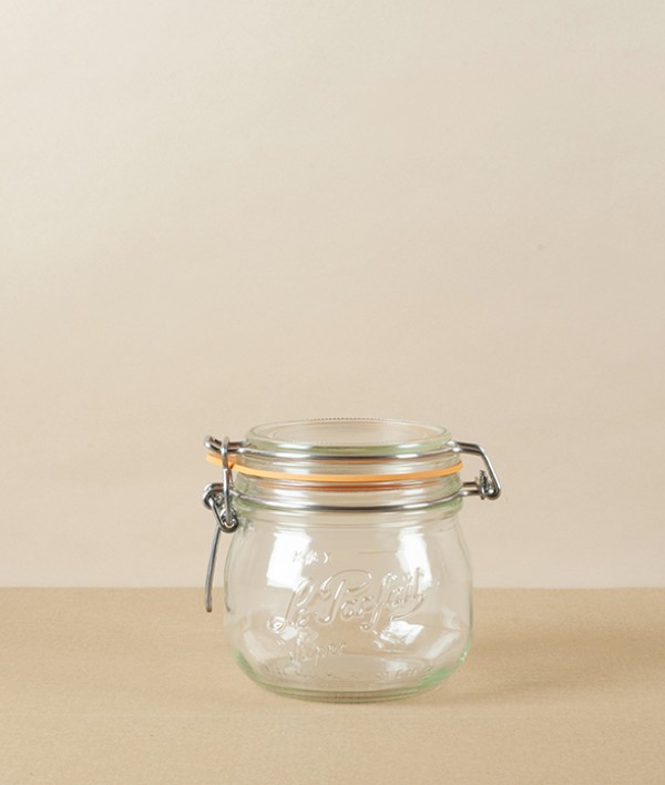 Le Parfait Traditional Clip-Top Preserve Jar, 0.5l