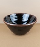 Leach Pottery bowl, large, black