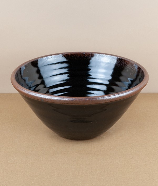 Leach Pottery bowl, large, black