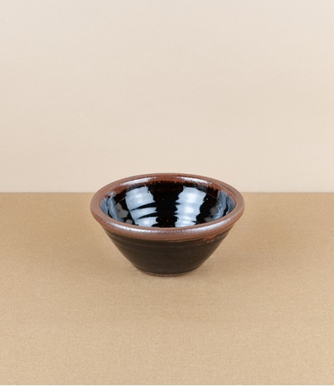 Leach Pottery Bowl, Small, Tenmoku Glaze