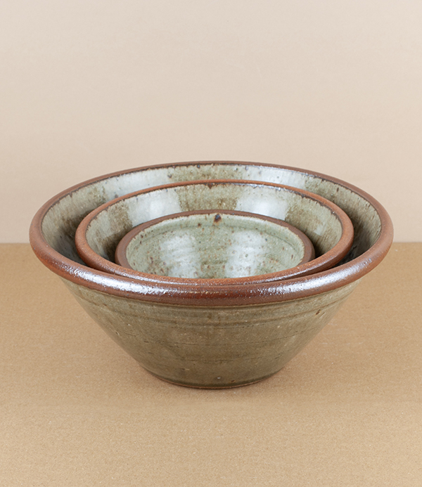 Leach Pottery bowl, small, green