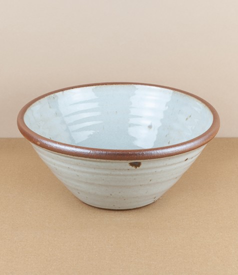 Leach pottery bowl, large, white