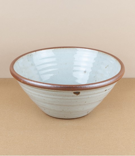 Leach pottery bowl, large, white