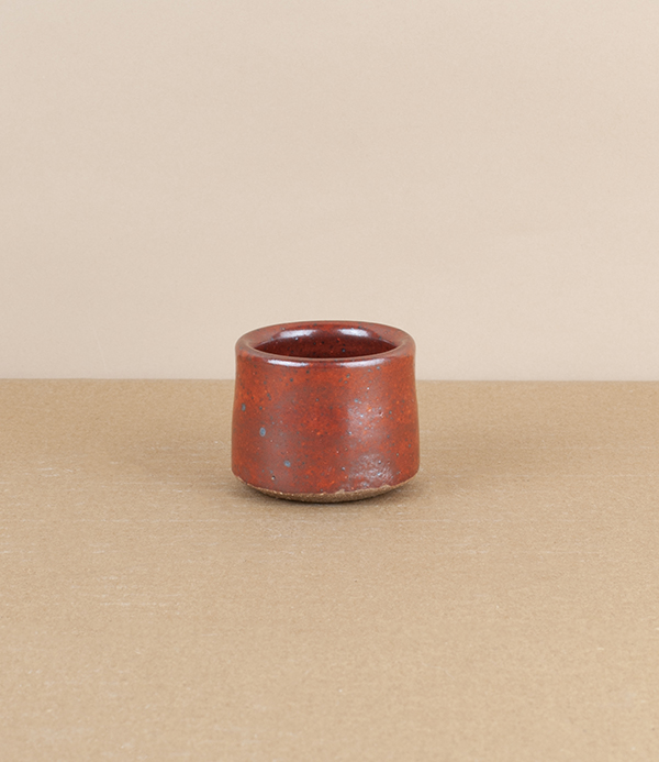Leach Pottery Standard Ware egg cup, Shino