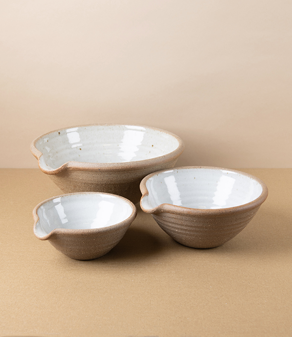 Leach Standard Ware Hand-Thrown Mixing Bowl Set