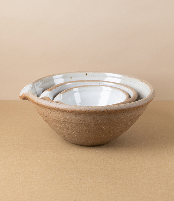 Leach Standard Ware Hand-Thrown Mixing Bowl Set