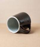 Leach Pottery Mug, Large, Black Tenmoku