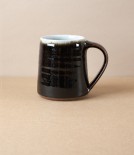 Leach Pottery Mug, Large, Black Tenmoku