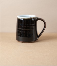Leach Pottery Mug, Large, Black Tenmoku