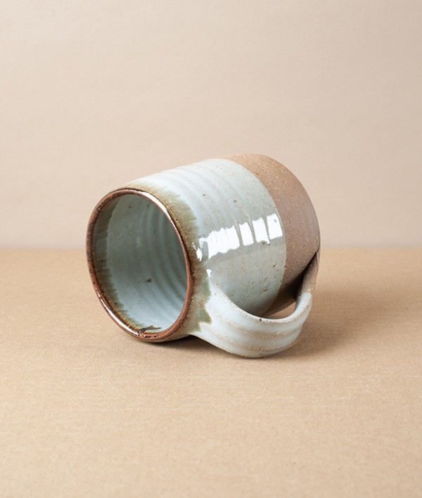 Leach Pottery Mug, Large, White Dolomite