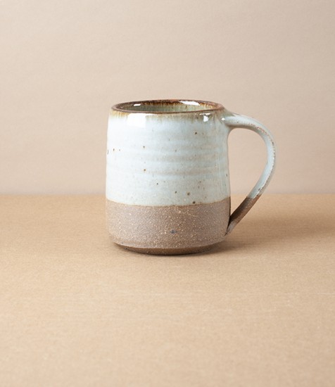 Leach Pottery Mug, Large, White Dolomite