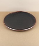 Leach Pottery dinner plate, black