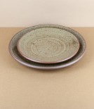 Leach Pottery side plate, green