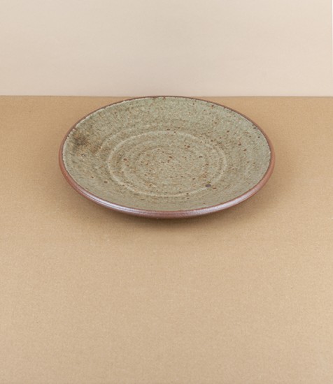 Leach Pottery side plate, green