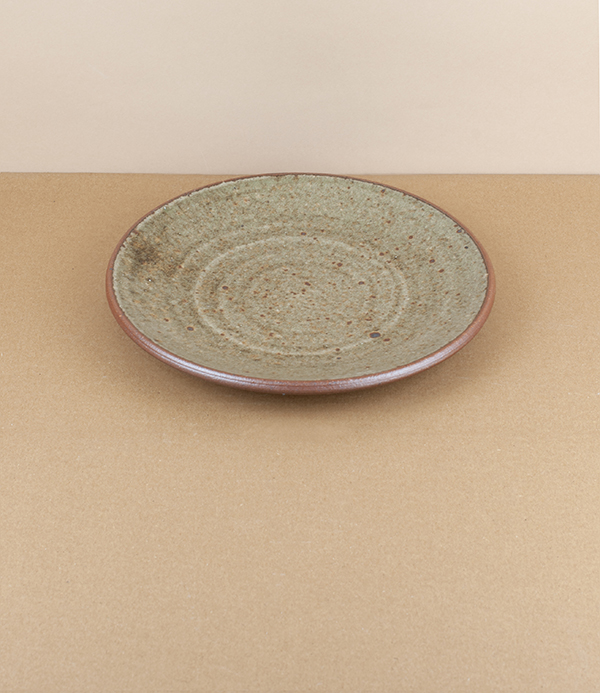 Leach Pottery side plate, green