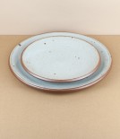 Leach Pottery dinner plate, white