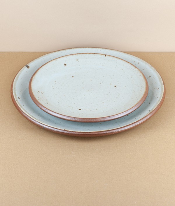 Leach Pottery dinner plate, white