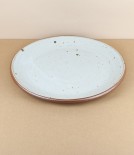 Leach Pottery dinner plate, white