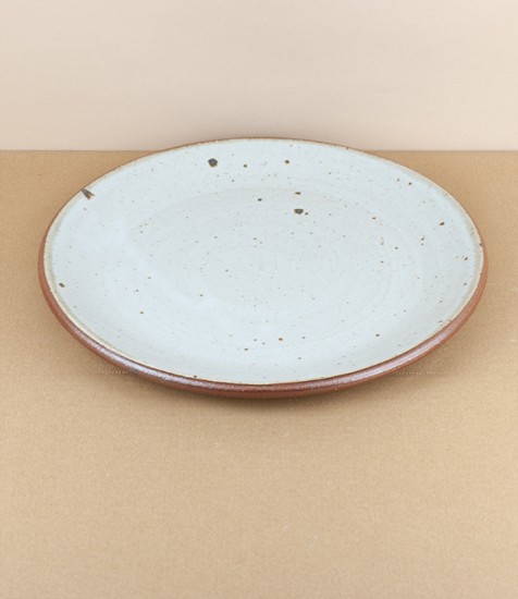 Leach Pottery dinner plate, white
