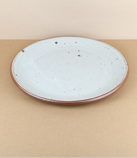 Leach Pottery dinner plate, white