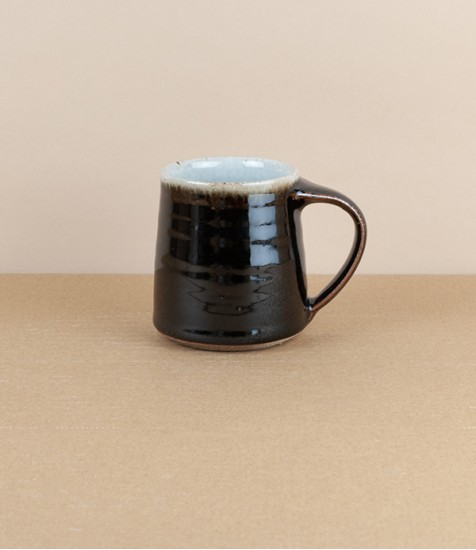 Leach Pottery Mug, Small, Tenmoku Glaze