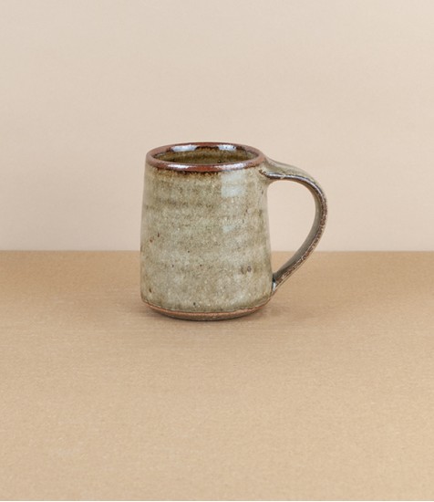 Leach Pottery mug, small, green