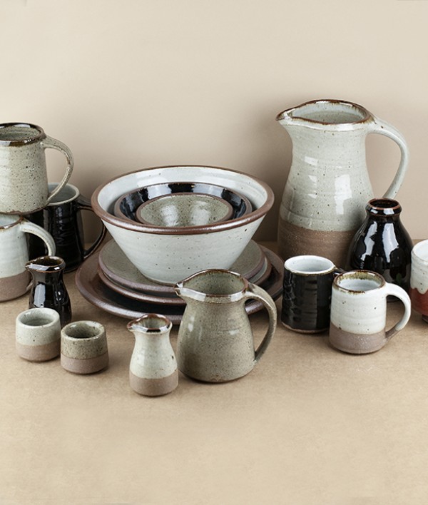 Leach Pottery Standard Ware Jug, Medium, Celadon