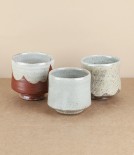 Leach Pottery Standard Ware tea bowl, red & white