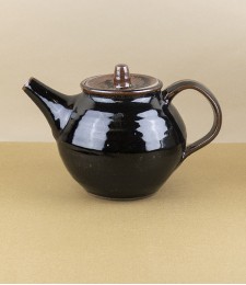 Leach Pottery Standard Ware Teapot, Tenmoku