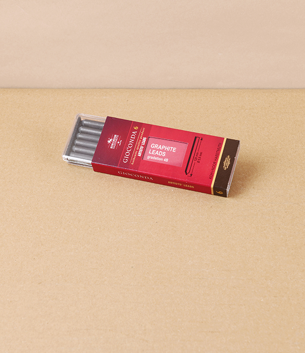 Koh-I-Noor Clutch Pencil Refill Leads, 5.6 x 120mm, 4B