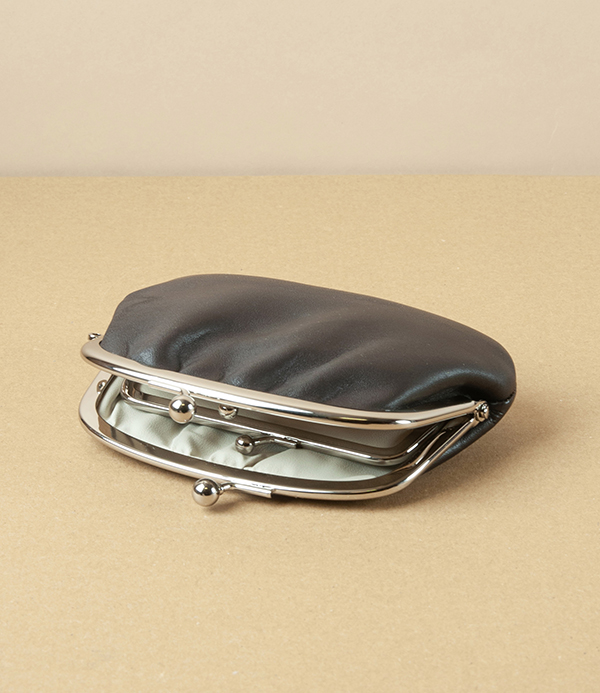 Classic Leather Coin Purse, Made in Japan, Large