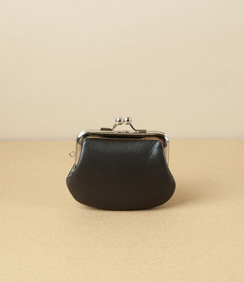 Classic Leather Coin Purse, Made in Japan, Small