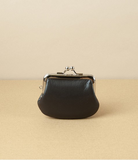 Classic Leather Coin Purse, Made in Japan, Small
