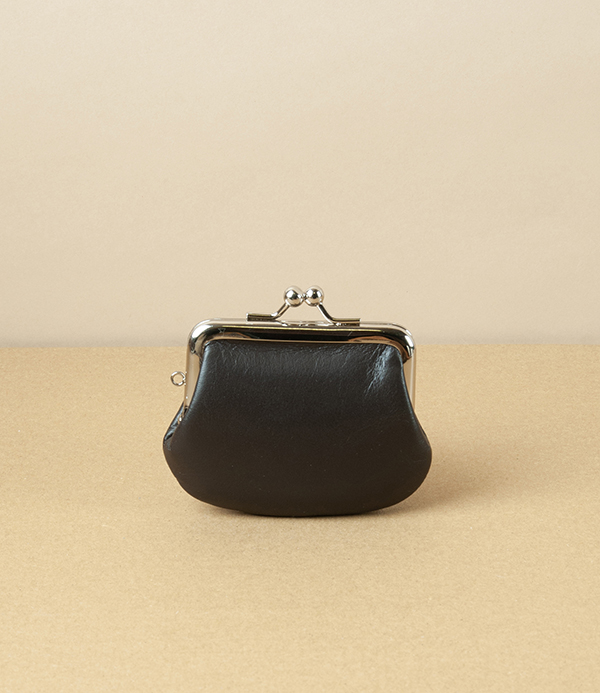 Classic Leather Coin Purse, Made in Japan, Small