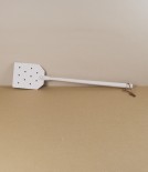 Oiled beech & punched leather fly swat